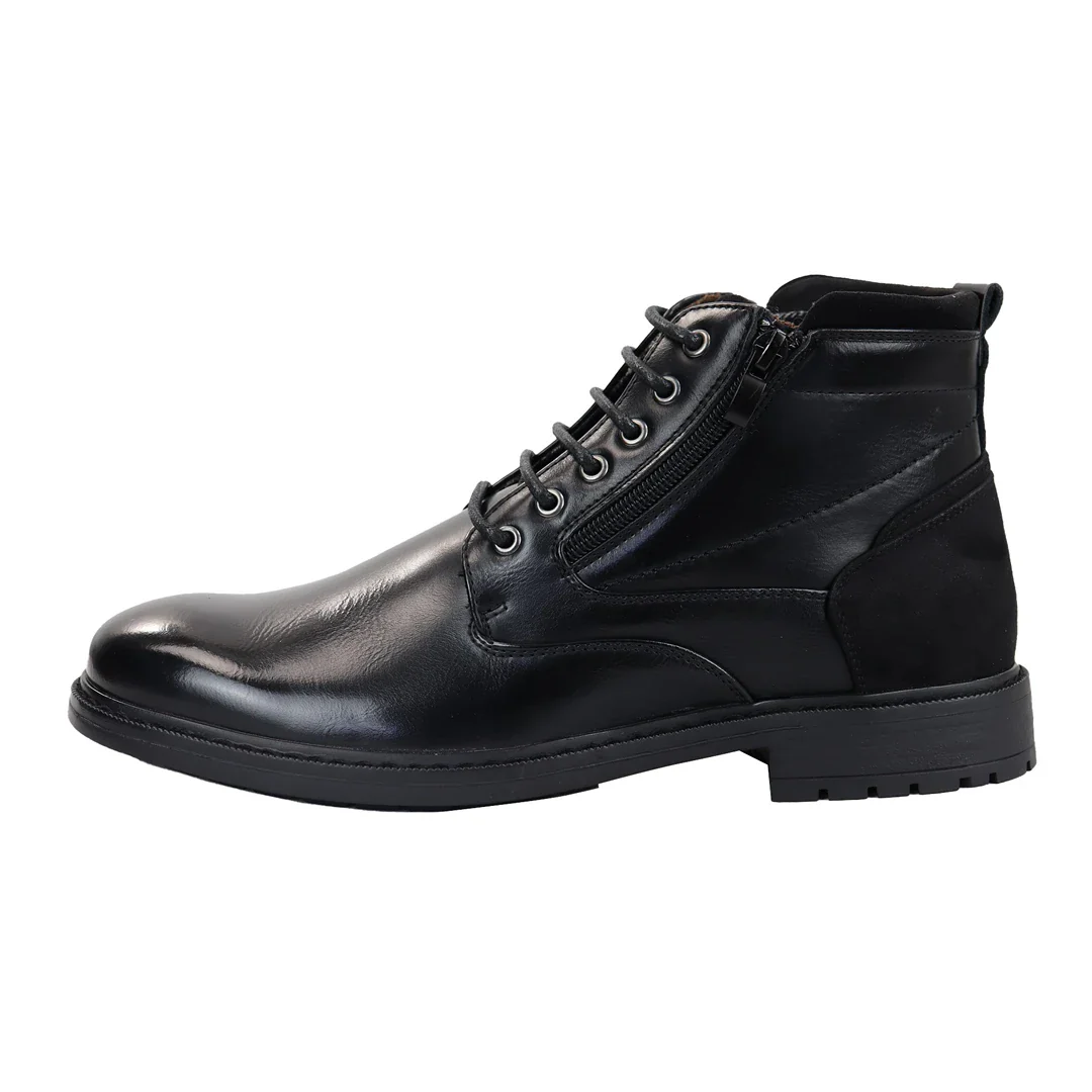 Men’s Lace Up Black Ankle Boots