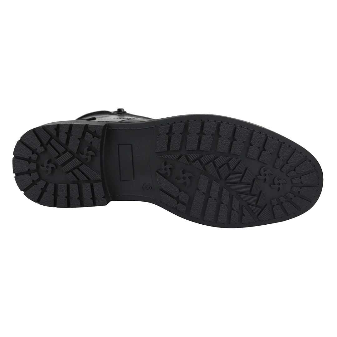 Men’s Lace Up Black Ankle Boots - Image 6