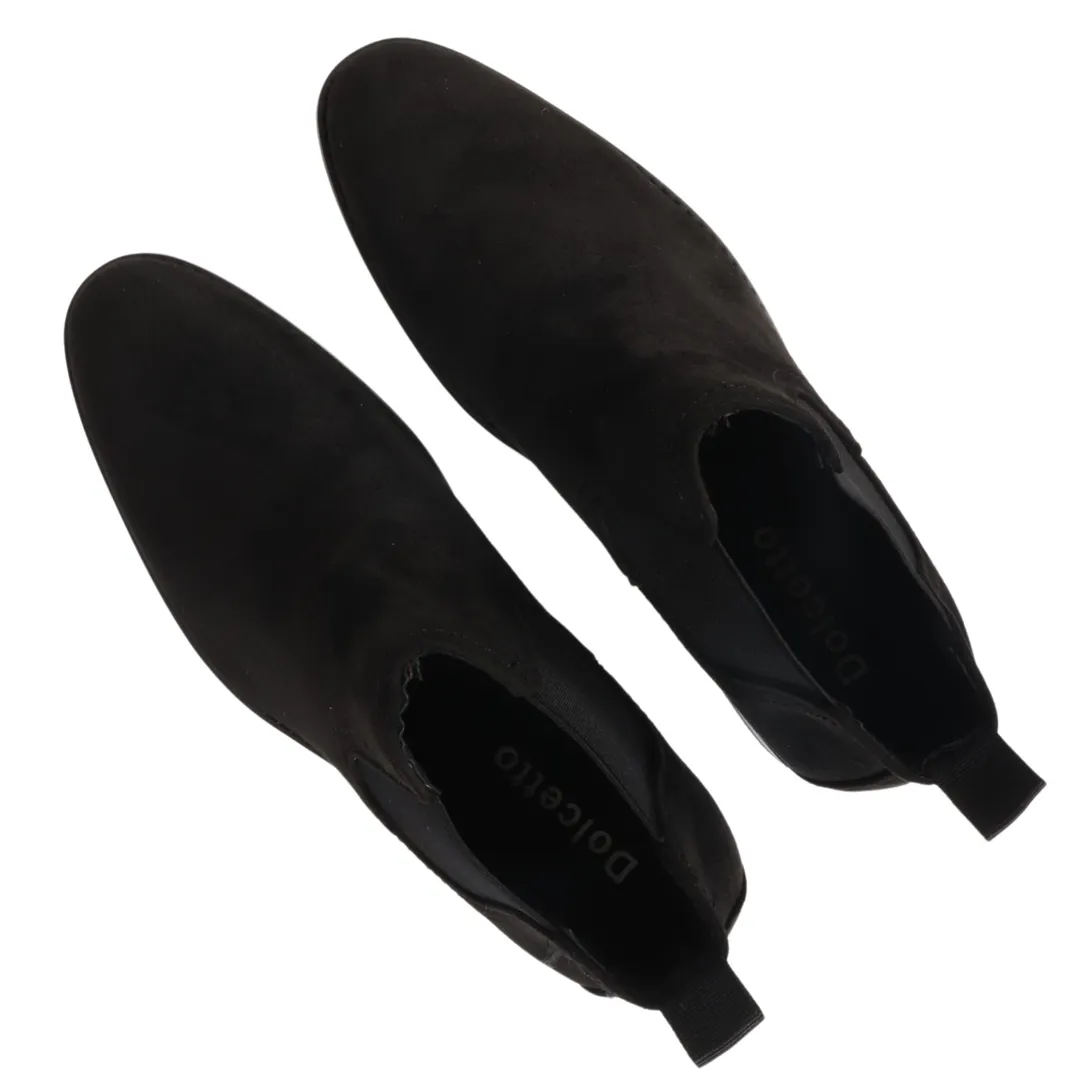 Men’s Slip On Black Suede Leather Lined Chelsea Boots - Image 5