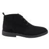 Mens’s Chukka Desert Lace Up Black Ankle Boots