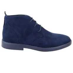 Mens’s Chukka Desert Lace Up Navy Ankle Boots