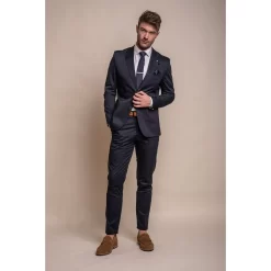 Mario – Men’s Classic Summer Navy 2 Piece Suit