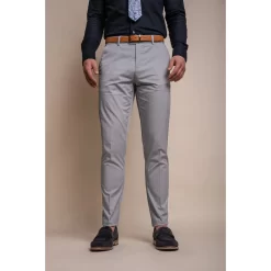 Mario – Men’s Summer Light Blue Trousers