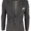 Mens Herringbone Tweed Blazer – Cavani Martez – Tan