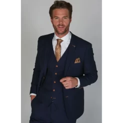 Mayfair- Men’s Plain Navy Blazer