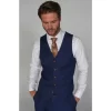 Mayfair- Men’s Plain Blue Waistcoat