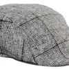 Marc Darcy Kristian Mens Tweed Vintage Retro Grandad Flat Caps Hats Peaky Blinders Check Classic