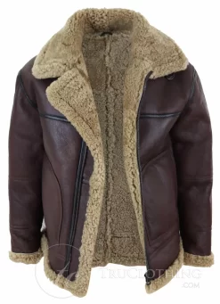 Men’s Shearling Sheepskin Flying Jacket