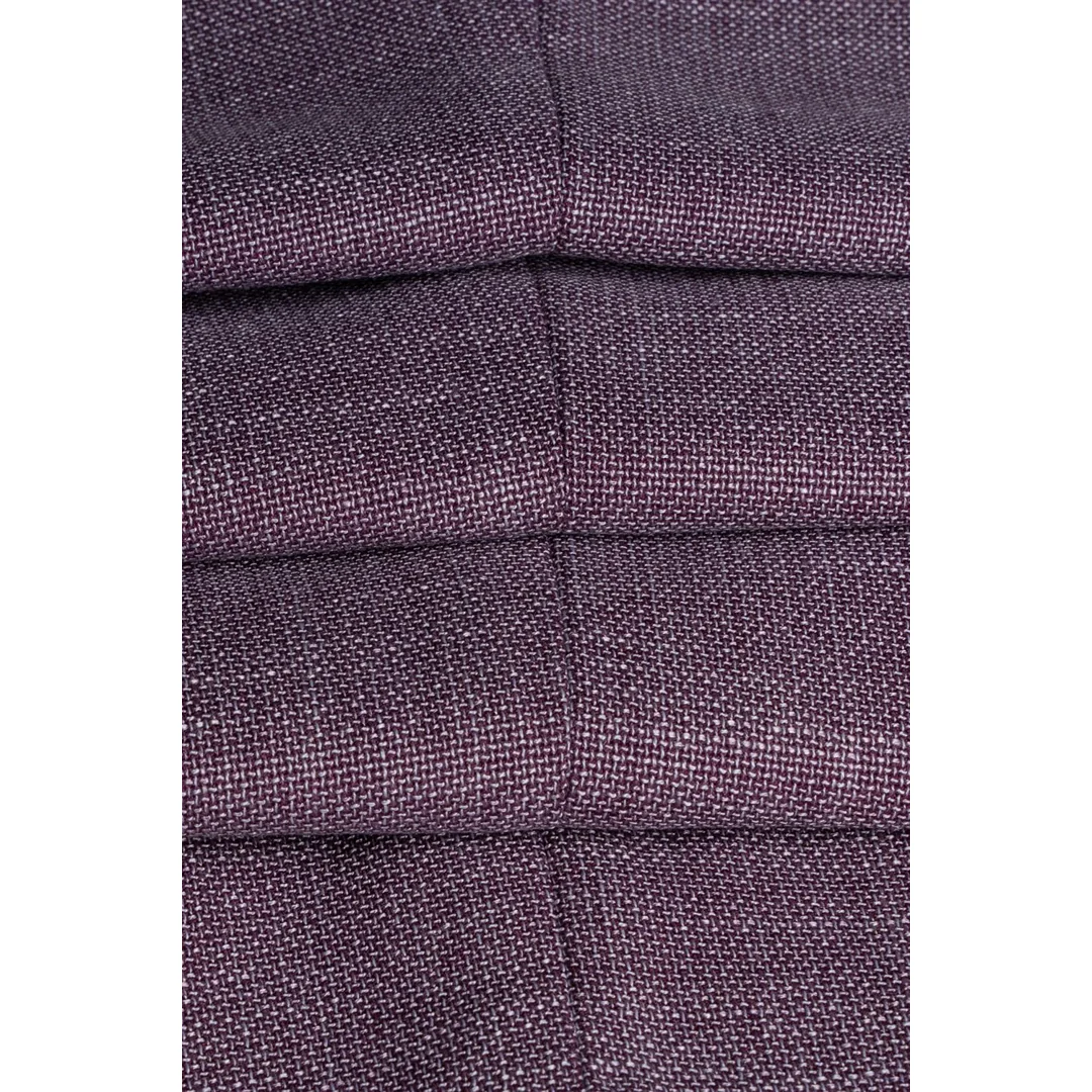 Miami – Men’s Pink Slim Fit Summer Blazer - Image 6