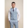 Miami – Men’s Summer Light Blue Waistcoat
