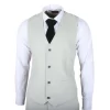 Miller – Men’s Grey Checked Tailored Fit Waistcoat