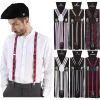 Mens Stripe Classic Trouser Suspenders
