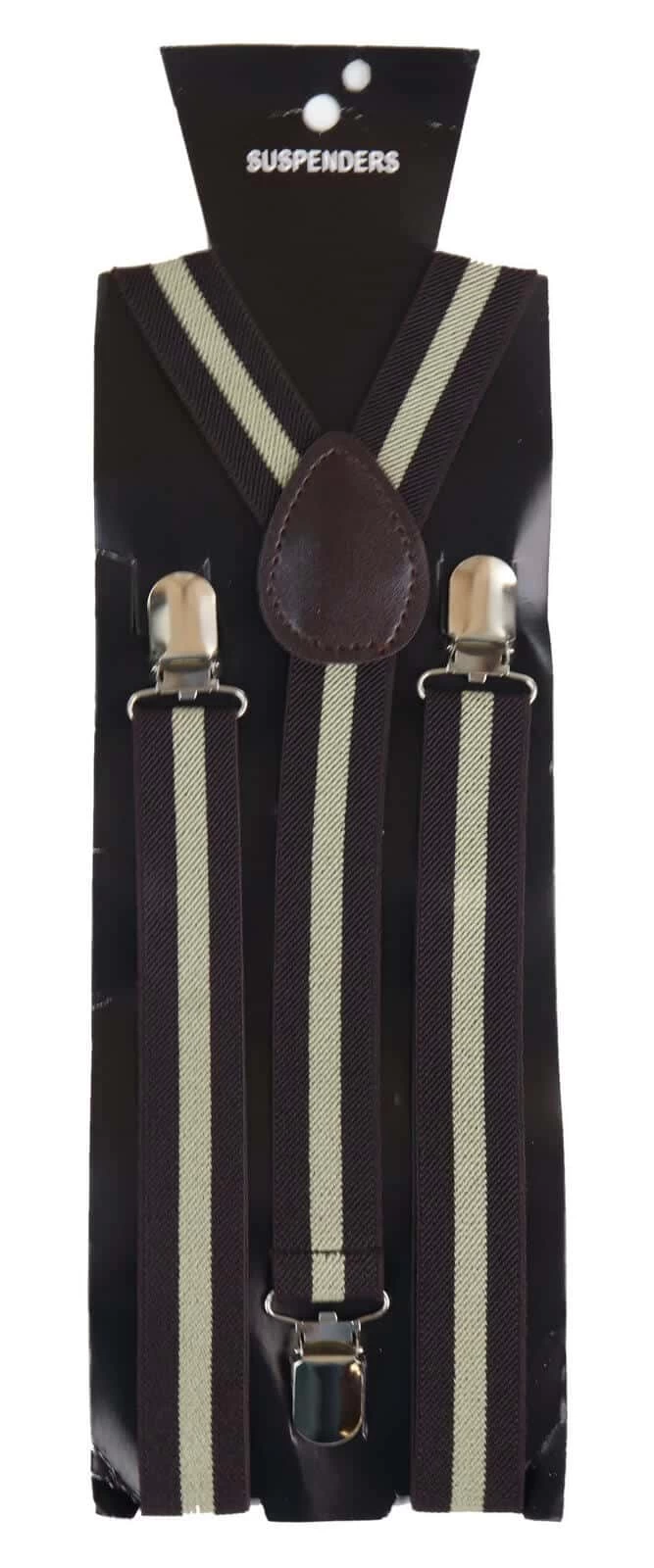 Mens Stripe Classic Trouser Suspenders - Image 5