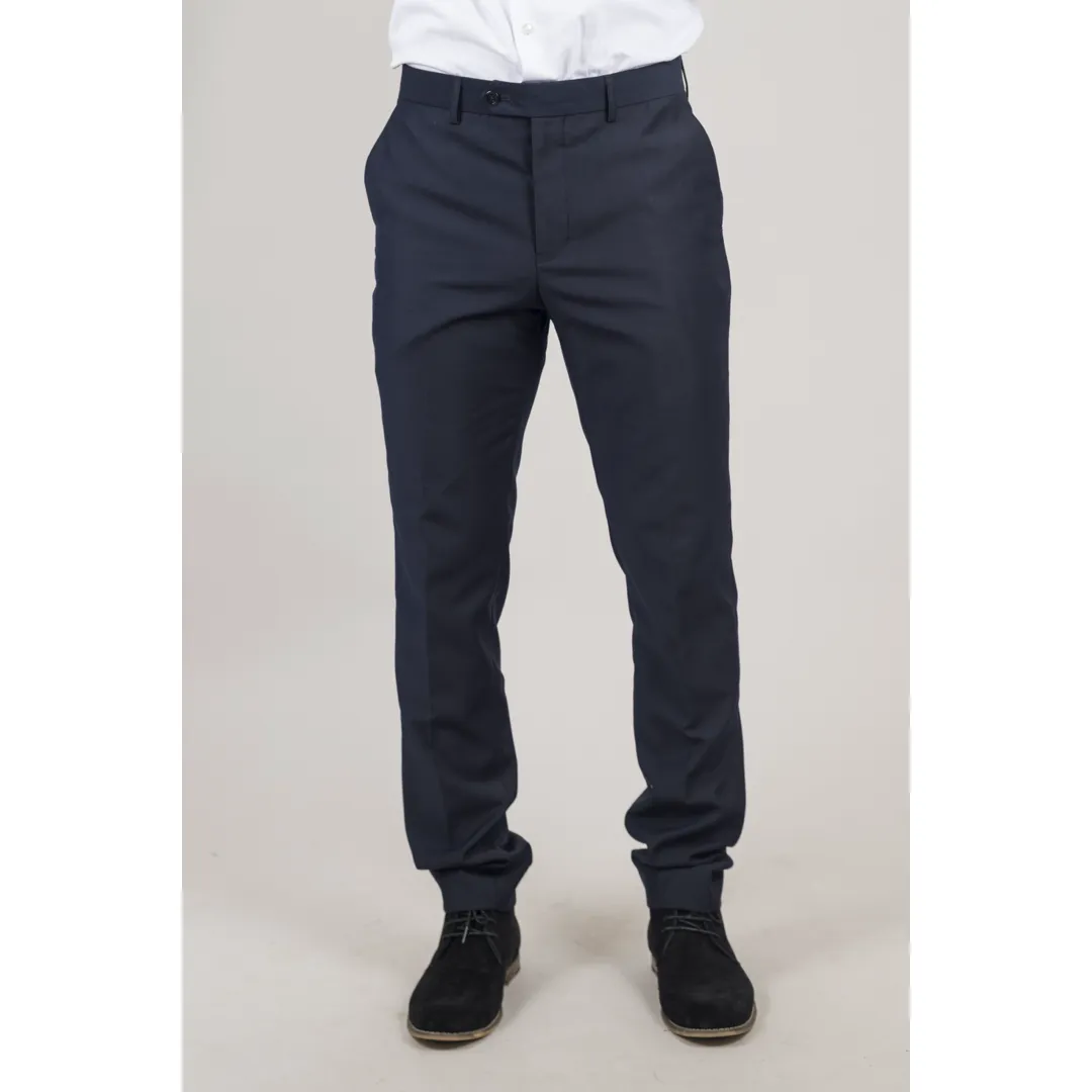 Parker – Men’s Navy Blue Trousers