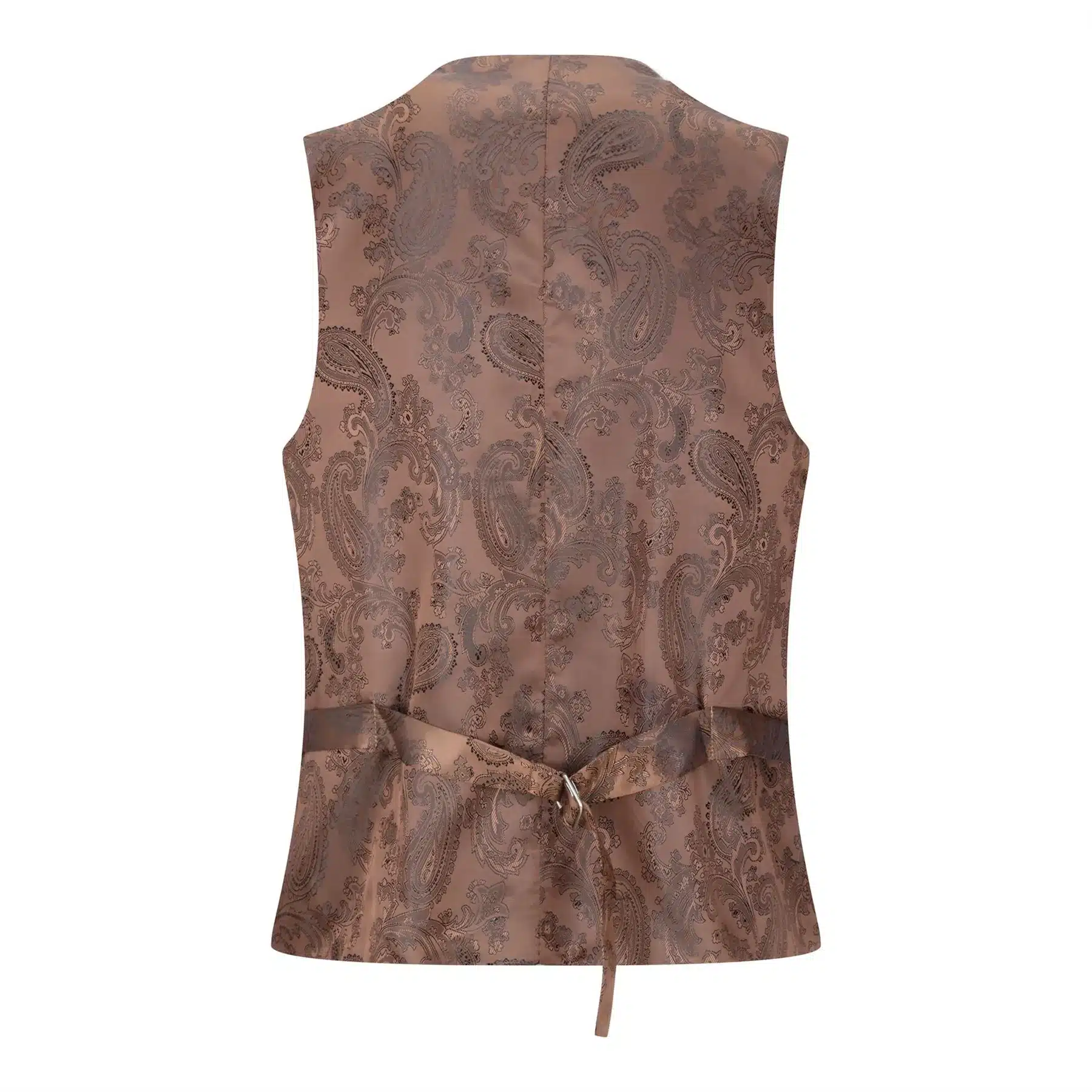 Boys 3 Piece Suit Cream Beige Tweed Check Vintage Retro Tailored Fit 1920s - Image 6