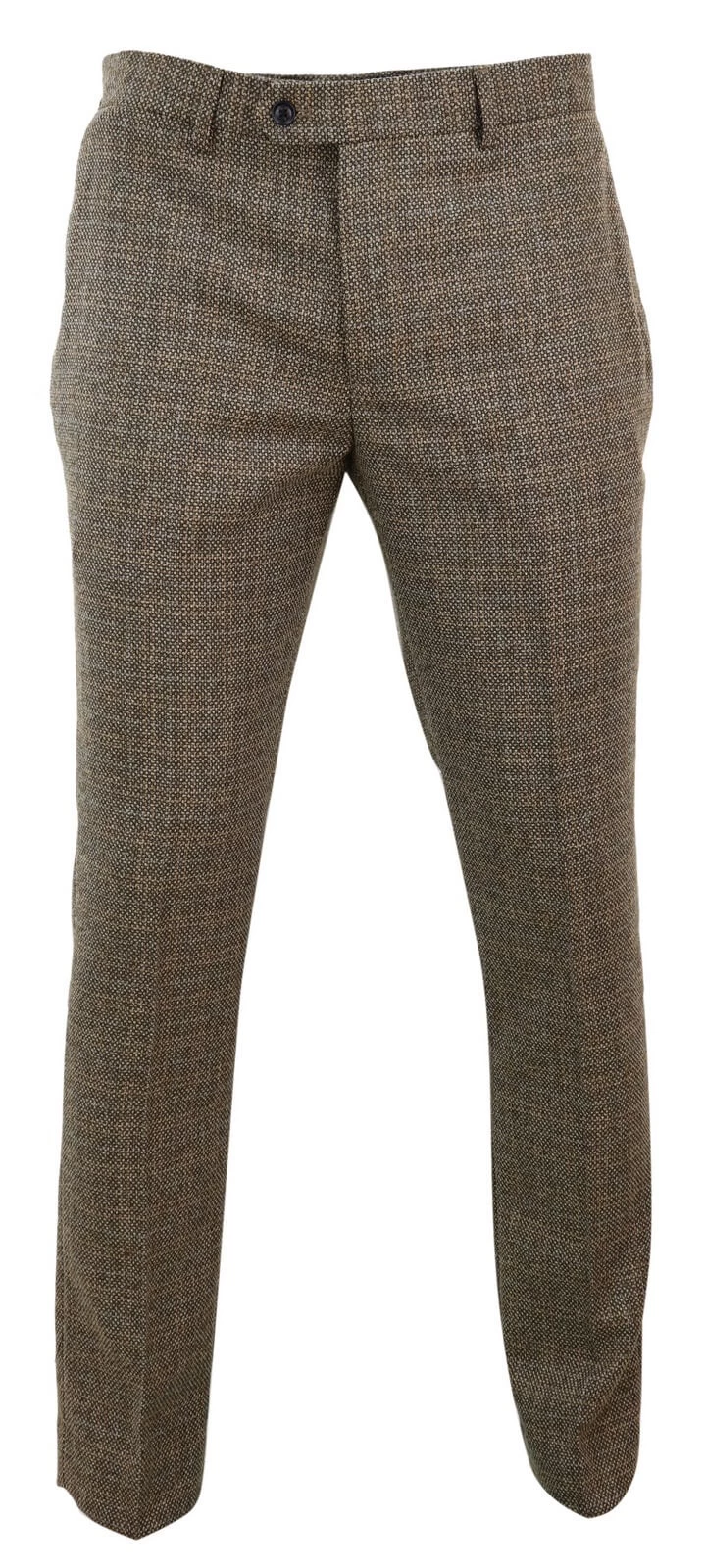 Ralph – Men’s Tweed Brown Trousers