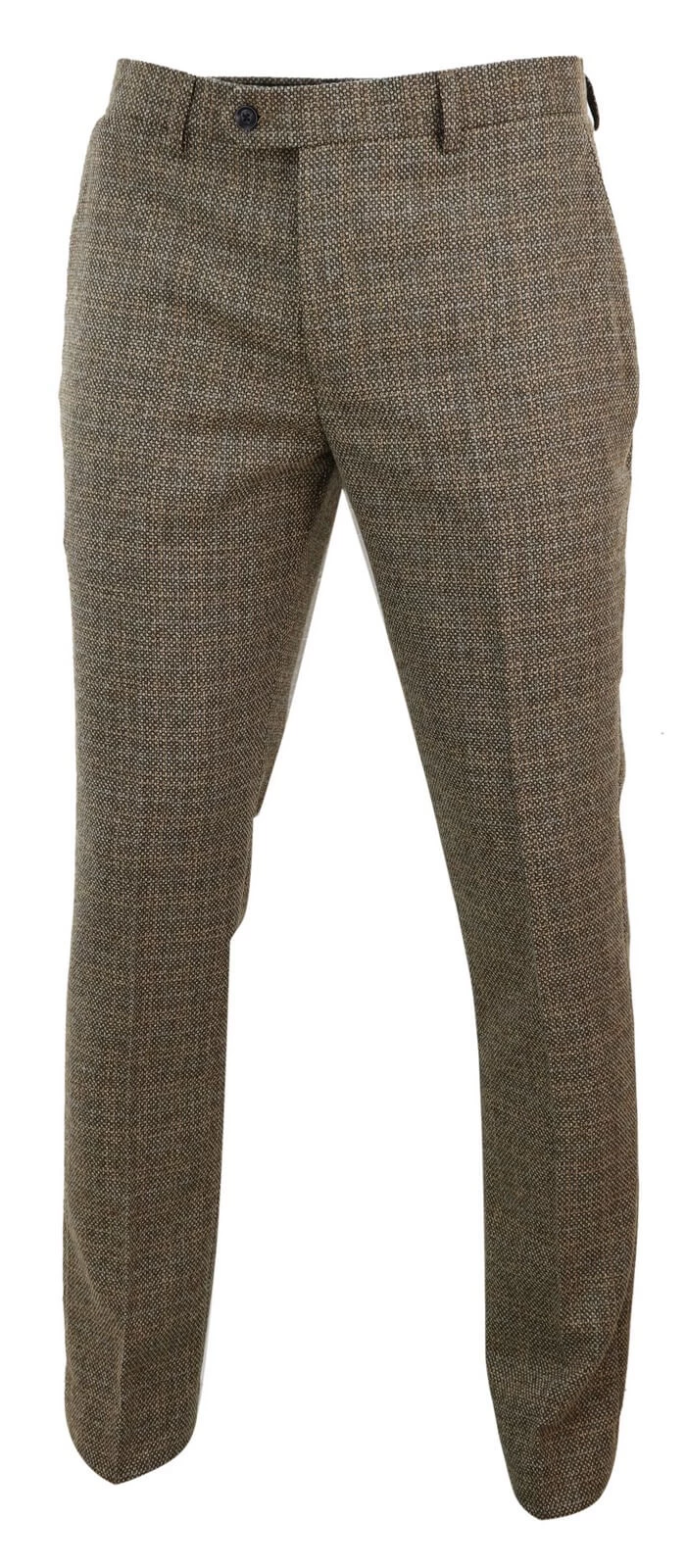 Ralph – Men’s Tweed Brown Trousers - Image 2