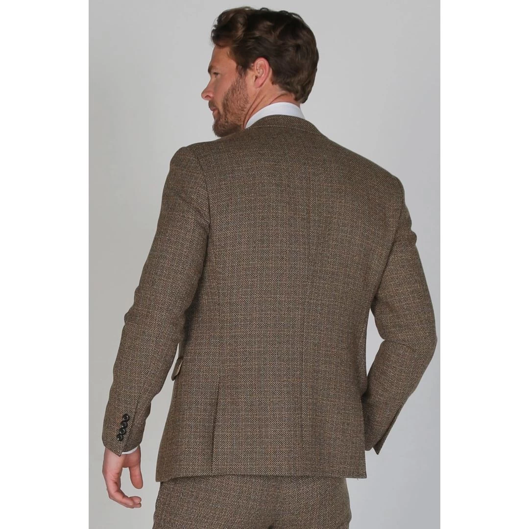 Ralph – Men’s Tweed Brown Blazer - Image 2