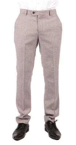Ralph – Men’s Cream Tweed Trousers