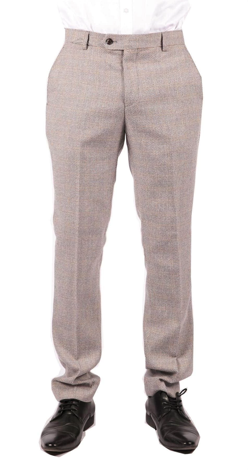 Ralph – Men’s Cream Tweed Trousers