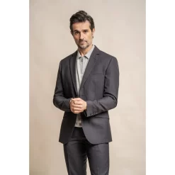 Seeba – Men’s Classic Charcoal Blazer