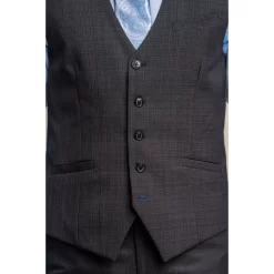 Seeba – Men’s Classic Charcoal Waistcoat