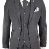 Mens Grey Wool Suit