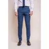 Miami – Men’s Blue Crosshatch Trousers