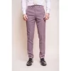 Miami – Men’s Pink Crosshatch Summer Trousers