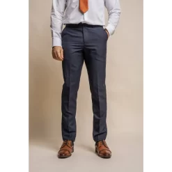 Seeba – Men’s Classic Navy Blue Trousers