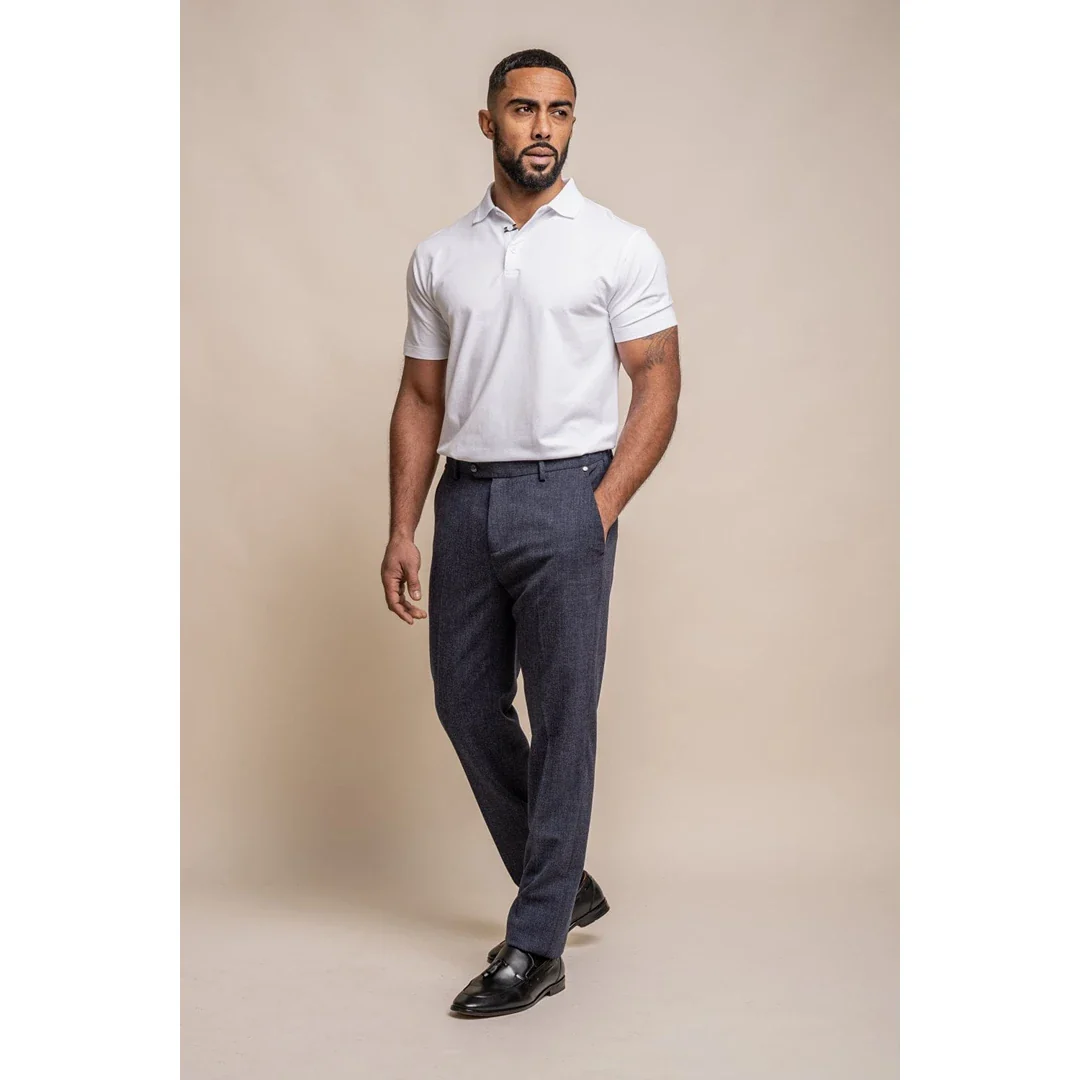 Tokyo – Men’s Navy Blue Trousers