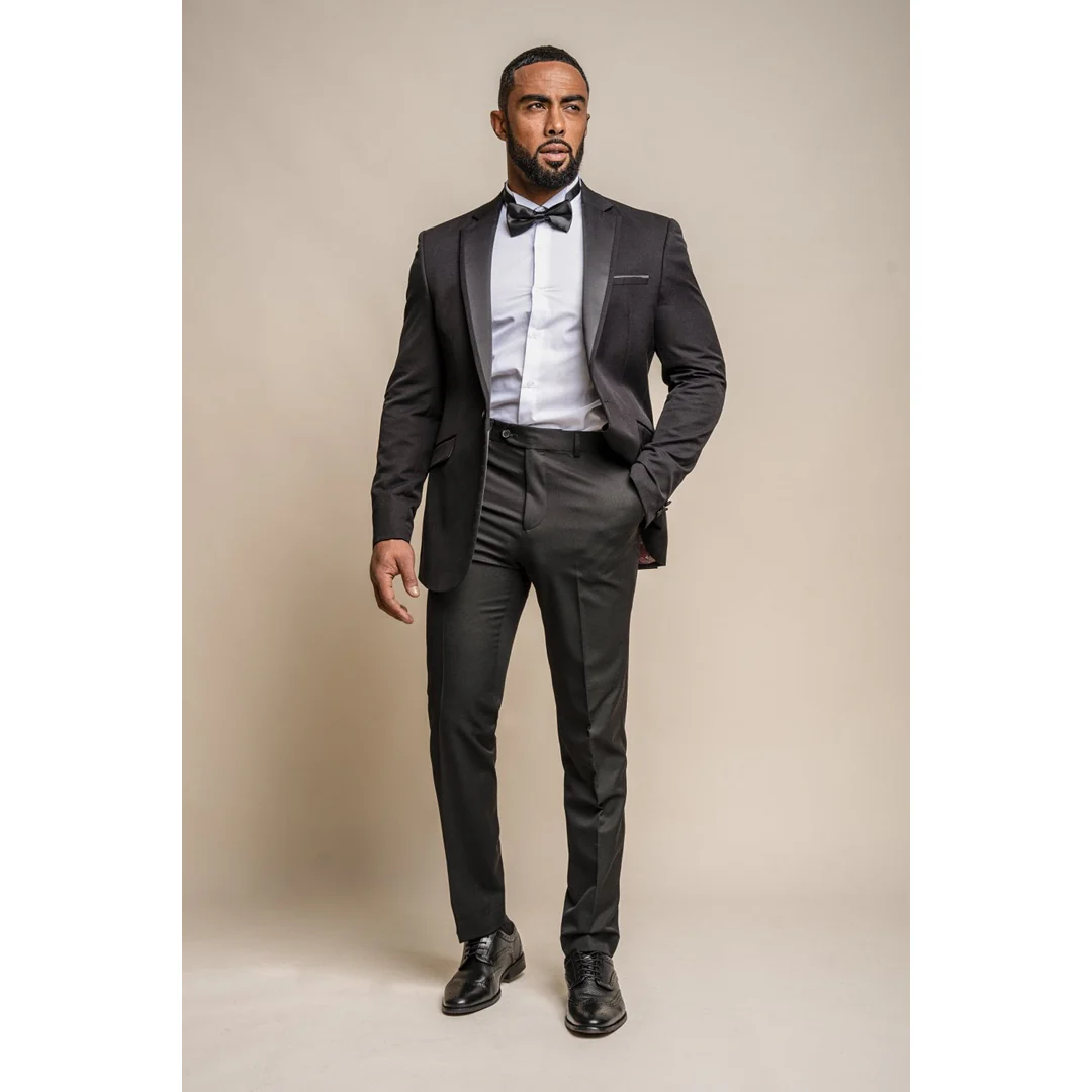 Tux – Men’s Black Tuxedo 2 Piece Classic Wedding Suit - Image 7