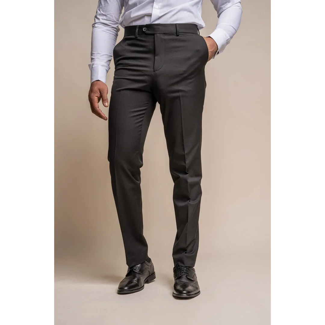 Tux – Men’s Black Classic Tuxedo Trousers