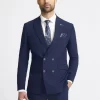 Victorious – Men’s Navy Blue Double Breasted Blazer