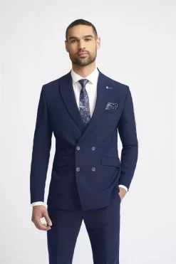 Victorious – Men’s Navy Blue Double Breasted Blazer